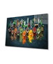Wallity Pintura de Vidrio Templado Decorativo Multicolor 46 x 72 cm